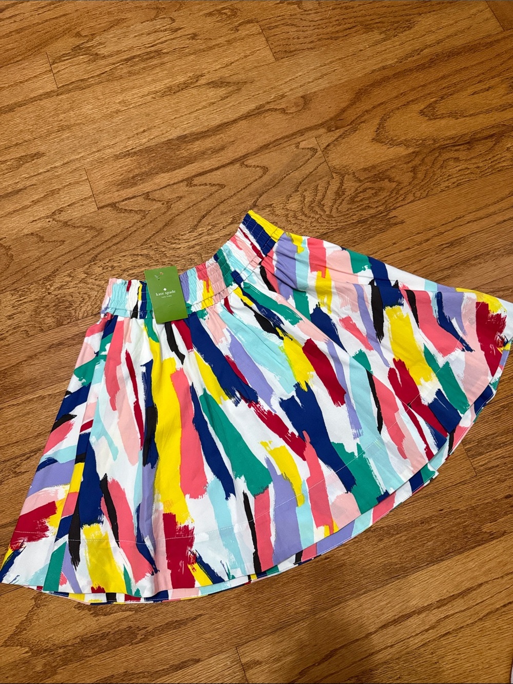 kate spade Multicolor Brushstroke Print Skirt, NWT - Picture 1 of 5